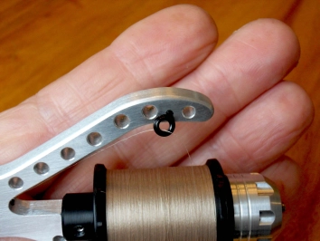 Showing the guide ring position in the holder Showing the guide ring position in the holder