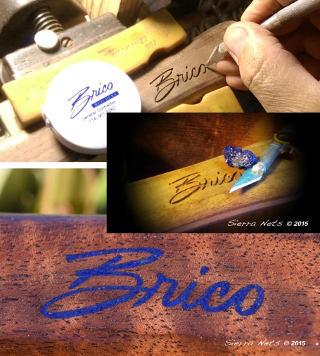 Figured claro walnut Figured claro walnut