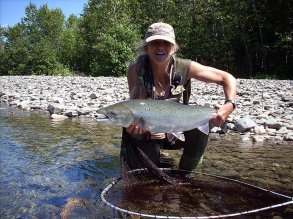 Salmon woman Salmon woman