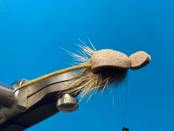 Foam tied down Foam tied down