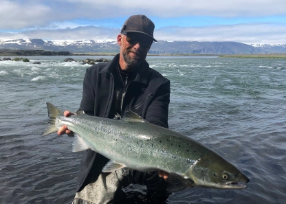 A good size salmon A good size salmon